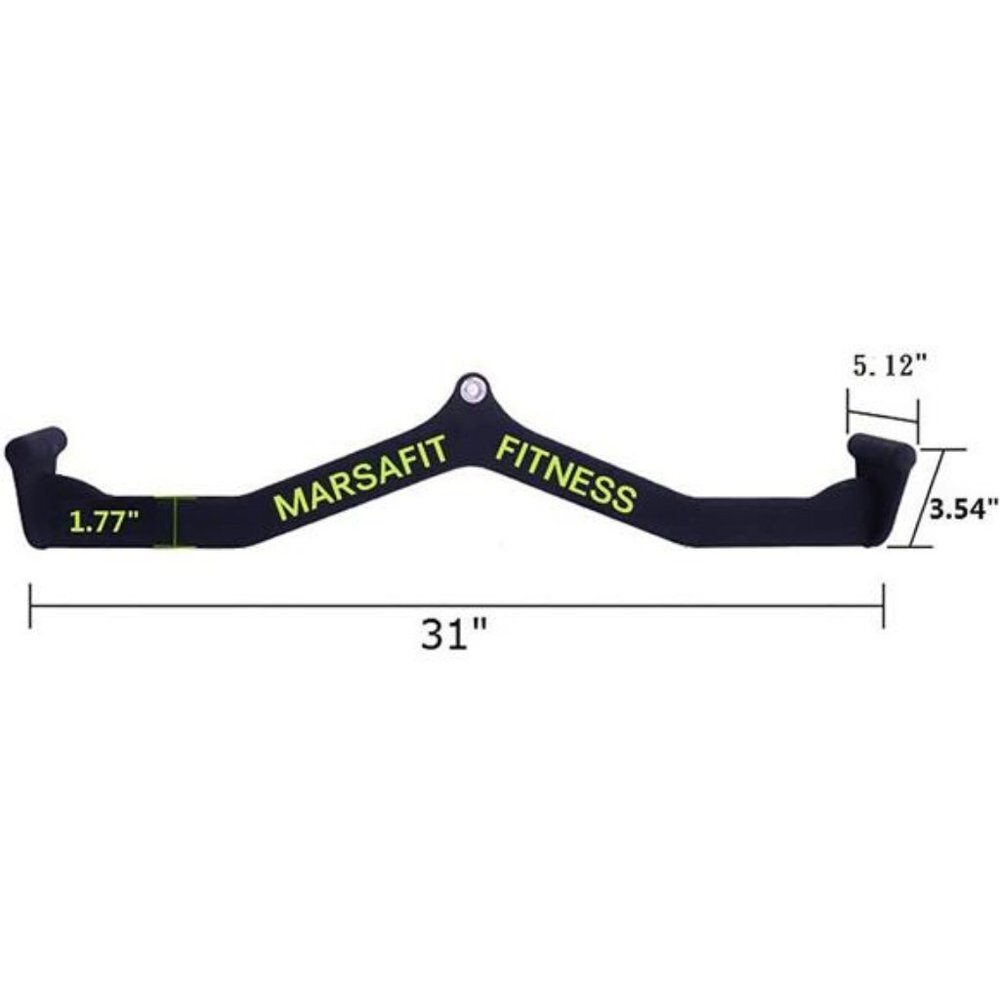 Home Gym Fitness Rowing T-bar V-bar Pulley Cable Machine Attachments
